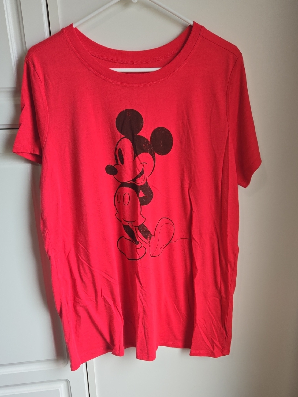 Red Mickey Mouse Graphic Tee